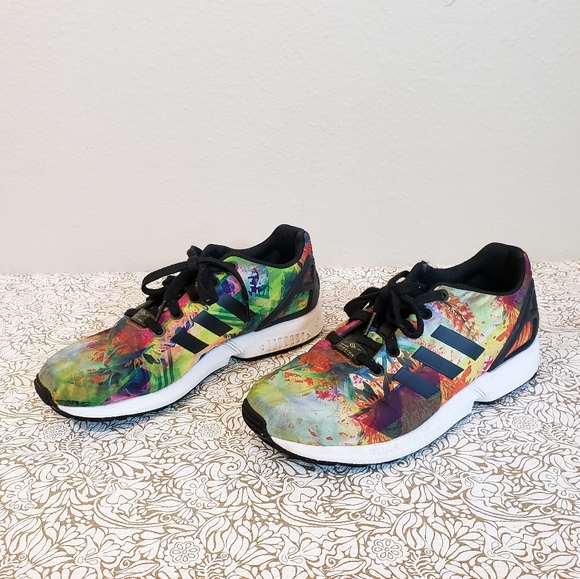 floral tennis shoes adidas